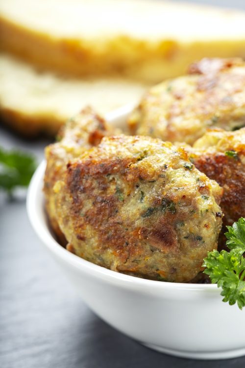 Romanian meatballs called chiftele
